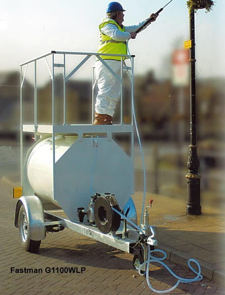 Fastman P1100 - 1100 litre (250 gallon) Trailer Mounted Waterer